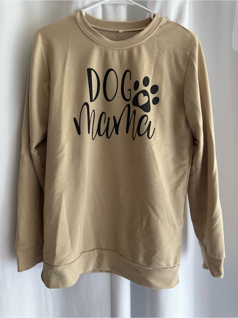 Dog Mama Crewneck Sweatshirt - Beige
